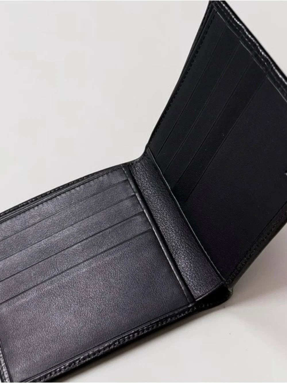 Loewe Black Textured Leather Men's Bifold Wallet